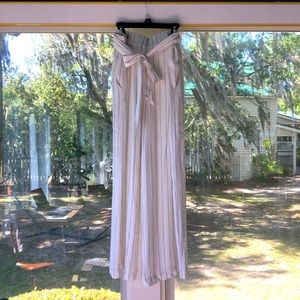 Airy Aritzia Wilfred wide leg pants Size L stretch waist perfect for summer!